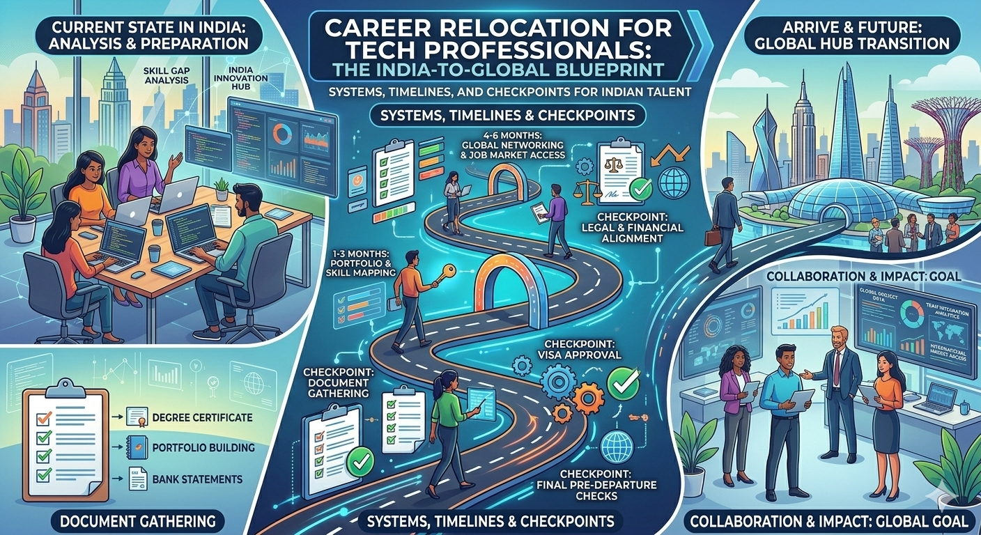 Career relocation for tech professionals blog cover image